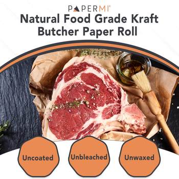 Brown Butcher Paper Kraft Roll .((18” x 200’ 2400”)).