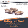 Paper Loaf Cake Pan 25pc (6