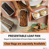 Load image into Gallery viewer, Paper Loaf Cake 24ct 6-1/4&quot; x 2-1/8&quot; x 2&quot; (Marrone Ramage)
