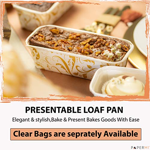Paper Loaf Cake Pan 24pc 6-1/4" x 2-1/8" x 2" (Bianco Ramage)