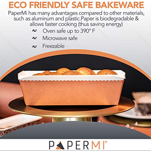 Paper Loaf Cake Pan 24pc ( 7"x3-1/8"x2-3/16")